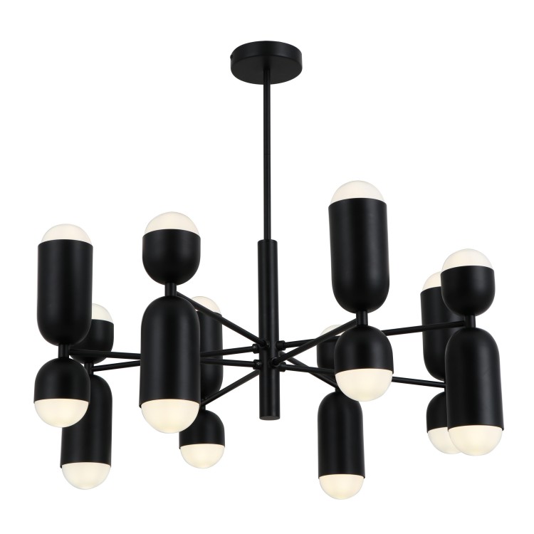 Black Metal Arms 16 Bulbs Подвесной фонари