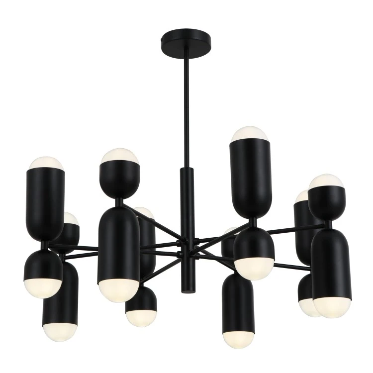 Black Metal Arms 16 Bulbs Подвесной фонари